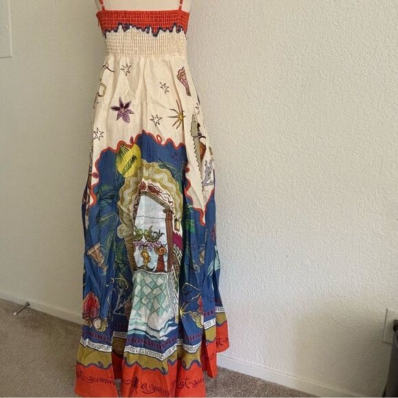 Nwot Alemais Colorful Women's Maxi Dress - Picture 10 of 10